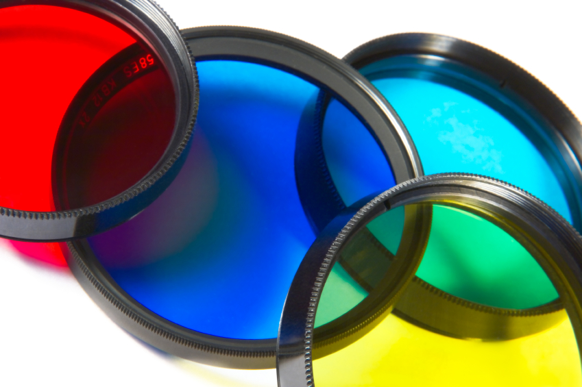 Coloured optical filters — different lenses on a problem